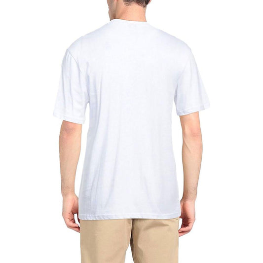 North Sails Elegant White Cotton Tee with Chest Print NO-12781-L