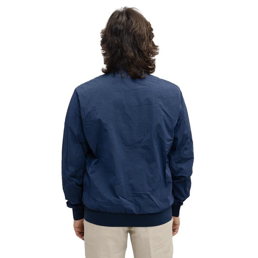 Refrigiwear Elevated Casual Blue Bomber Jacket RE-12591-S