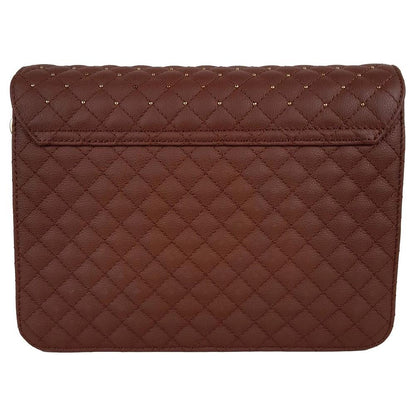 Baldinini Trend Brown Calfskin Women Crossbody Bag