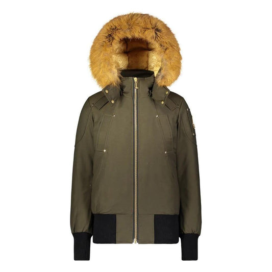 Moose Knuckles Army Nylon Women Bomber Jacket MO-11260-S
