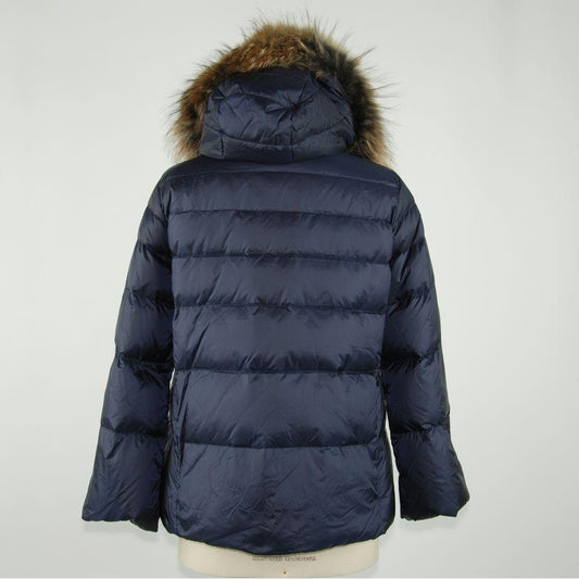 Emilio Romanelli Blue Polyamide Women Jacket EM-1134-IT42|M