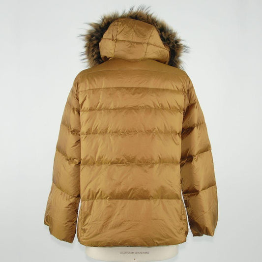 Emilio Romanelli Yellow Polyamide Women Coat EM-1137-IT44|L