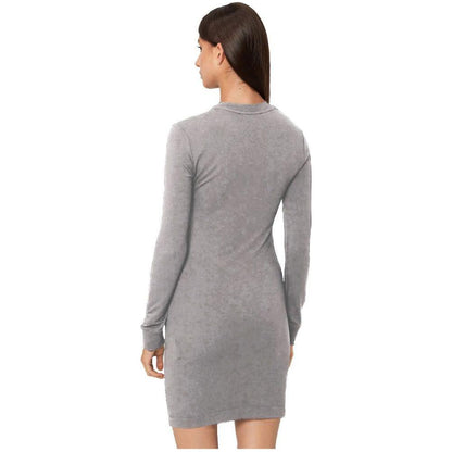 Love Moschino Brown Cotton Women Dress