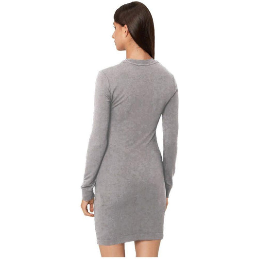 Love Moschino Brown Cotton Women Dress LO-10257-IT40|S