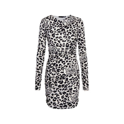 Love Moschino White Viscose Women Dress
