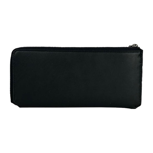 Baldinini Trend Elegant Black Leather Travel Organizer BA-10163