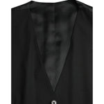 Dolce & Gabbana Black Wool Formal Dress Waistcoat Vest TSH86215-48