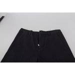 Dsquared² Black Checkered High Waist Straight Pants PAN74502-38