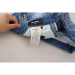 Dsquared² Blue Washed Cotton Mid Waist Flared Denim Jeans PAN74511-38