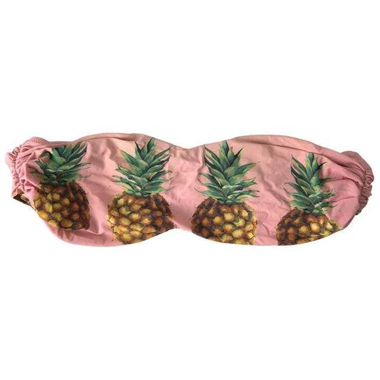 Dolce & Gabbana Pink Printed Beachwear Bikini Top Swimsuit BIK1746-4