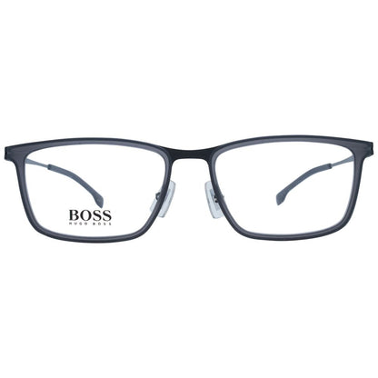 Hugo Boss Gray Stainless Steel Glasses (Frames)