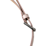 Dolce & Gabbana Light Pink Leather Silver Metal Buckle Belt BEL9217-90