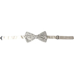 Dolce & Gabbana White Black Polka Dot Polyester Bow Tie Men FT3830