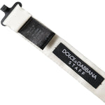 Dolce & Gabbana White Black Polka Dot Polyester Bow Tie Men FT3830