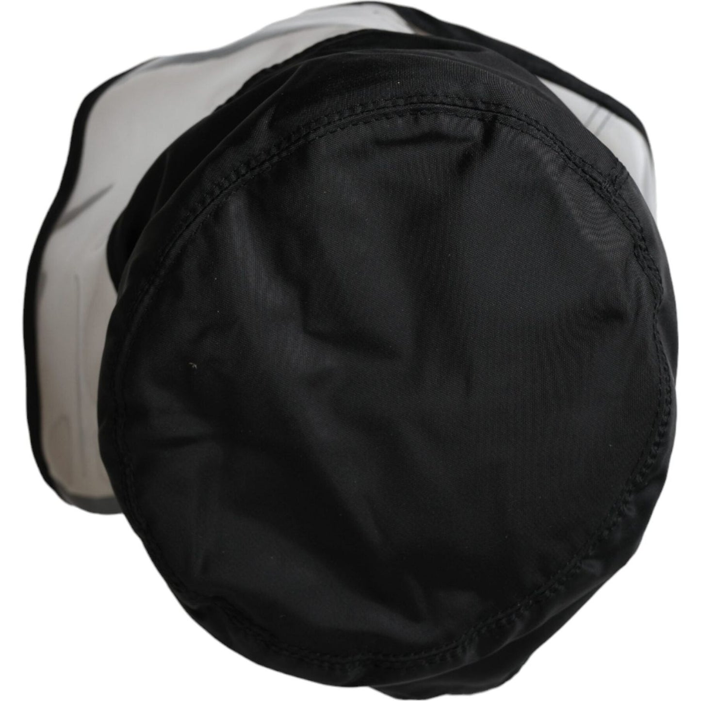 Dolce & Gabbana Black Polyester Plastic Bucket Hat Men HAT9542-59