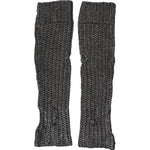 Dolce & Gabbana Gray Viscose Knitted Finger Less Gloves LB30120-7.5