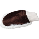 Dolce & Gabbana White Acrylic Knitted Fur Wrist Mitten Gloves LB30135