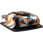 Dolce & Gabbana Multicolor Camouflage Print Leather Logo Metal Airpods Case SMY10264