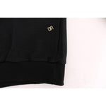 Daniele Alessandrini Black Gym Casual Hooded Cotton Sweater TSH1503-5