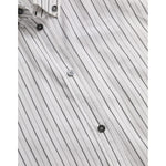Dolce & Gabbana Black White Striped Formal Dress GOLD Shirt TSH86320-38