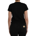 Balenciaga Black Cotton Logo Print Crew Neck Short Sleeves T-shirt TSH84951-M