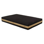 Dolce & Gabbana Black Silk Gold Frame Clutch Evening Party Purse Bag VAS130700
