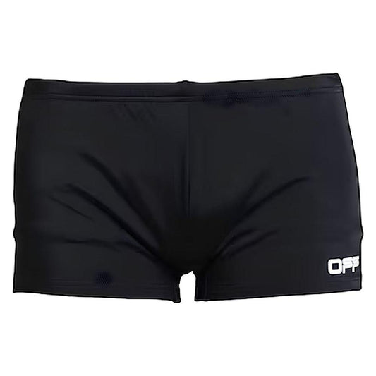 Off-White Black Nylon Men's Swim Trunk OF-13118-L