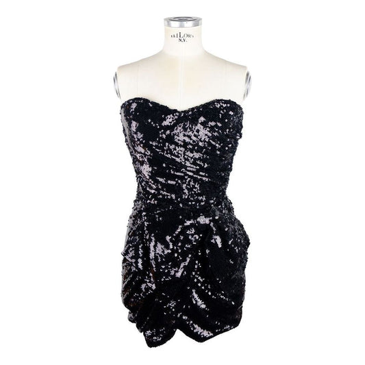Elisabetta Franchi Black Polyamide Women Dress EL-8345-IT42|M