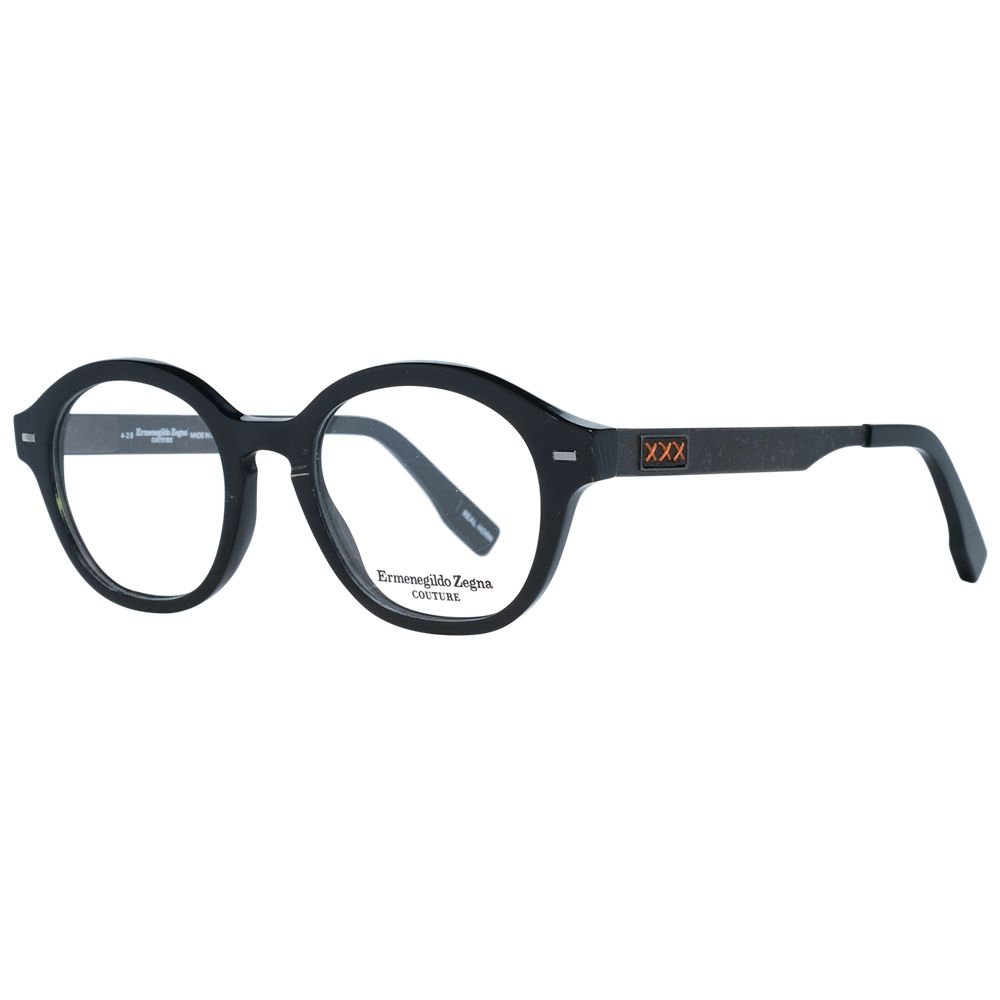 Ermenegildo Zegna Black Horn Glasses (Frames)