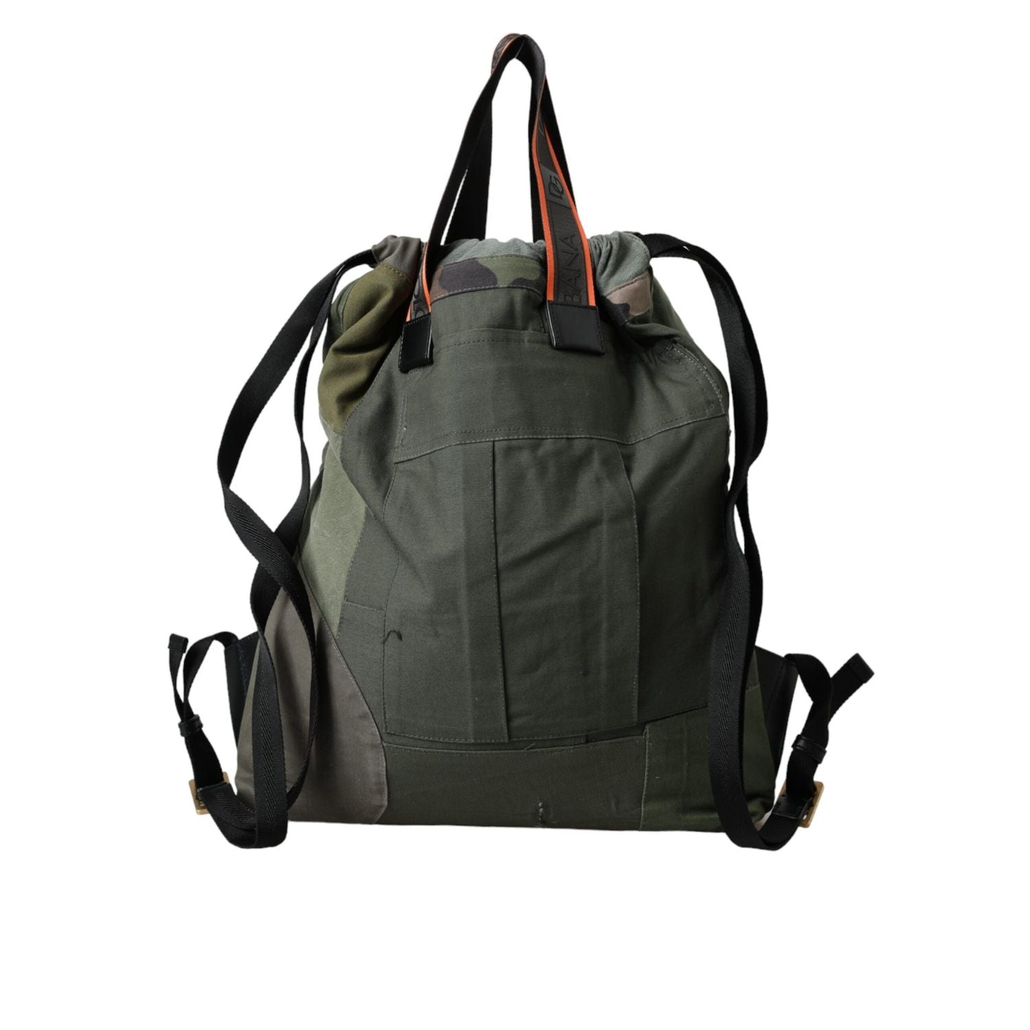 Front view with bag zipped and handles upright.