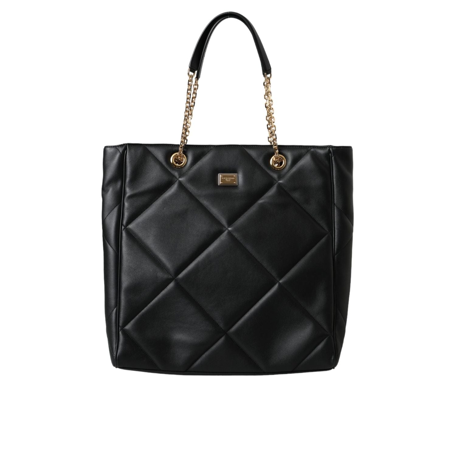Front view with bag zipped and handles upright.