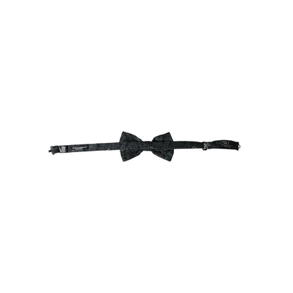 Dolce & Gabbana Multicolor Fantasy Floral Silk Adjustable Neck Men Bow Tie