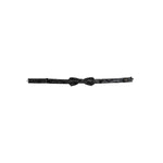 Dolce & Gabbana Black Silk Jacquard Adjustable Neck Men Bow Tie