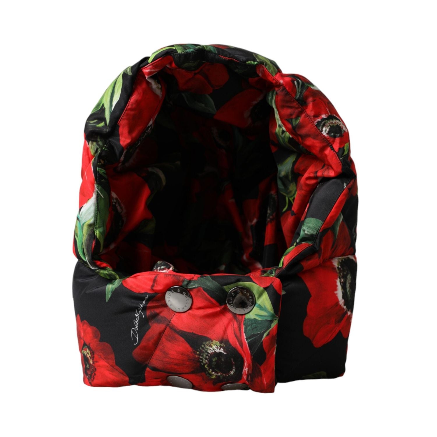 Front view with bag zipped and handles upright.