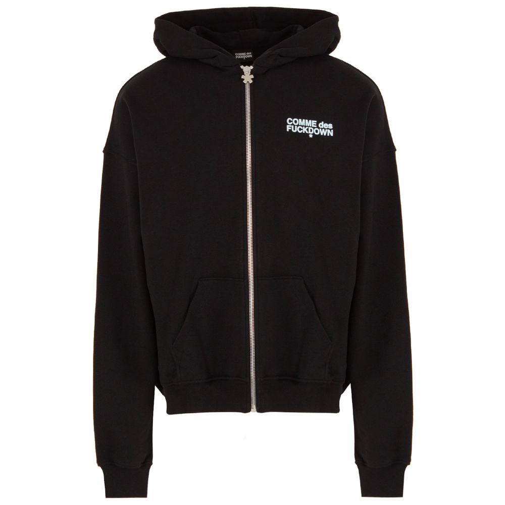 Comme Des Fuckdown Black Cotton Sweater CO-13488-XXL