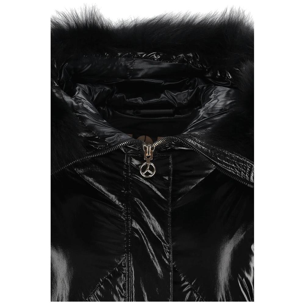 People Of Shibuya Black Polyester Jackets & Coat PE-13566-IT42|M
