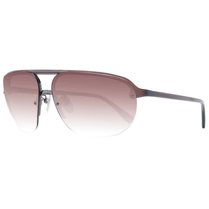 Lozza Brown Acetate & Plastic Sunglasses