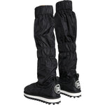 Dolce & Gabbana Black Quilted High Top Boots Sneakers Shoes MV5787-44