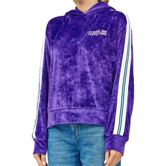 Comme Des Fuckdown Purple Polyester Sweater CO-13597-IT36|XXS