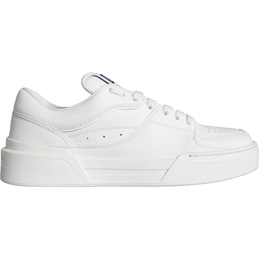 Dolce & Gabbana White Miami Leather Low Top Sneakers Shoes MV6124-41