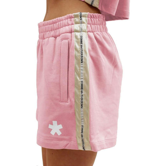 Comme Des Fuckdown Pink Cotton Short CO-13607-M