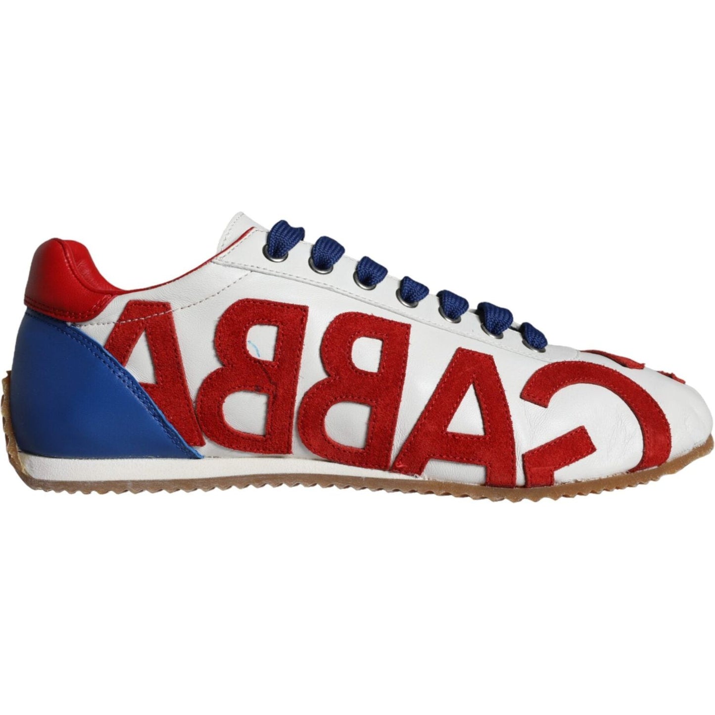 Dolce & Gabbana Multicolor Leather Logo Casual Sneakers Shoes LA11264-39