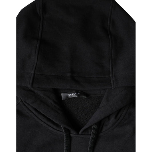 Versace Black Medusa Print Cotton HoodiePullover Sweatshirt Sweater TSH86767-L