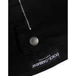 Dolce & Gabbana Black Cotton Stretch Skinny Denim Jeans