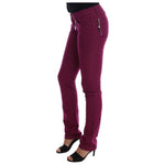 Costume National Purple Cotton Stretch Slim Denim Jeans SIG30127-2