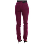 Costume National Purple Cotton Stretch Slim Denim Jeans SIG30127-2