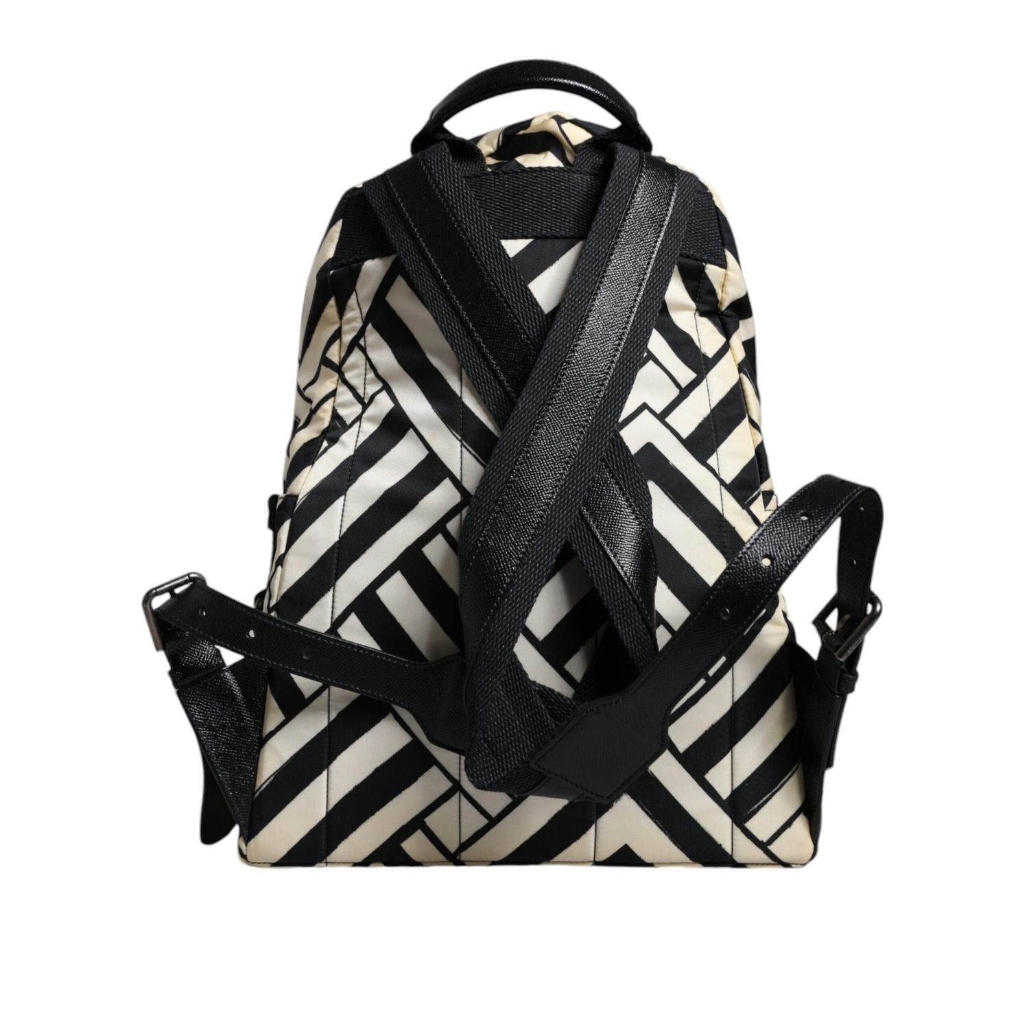Front view with bag zipped and handles upright.