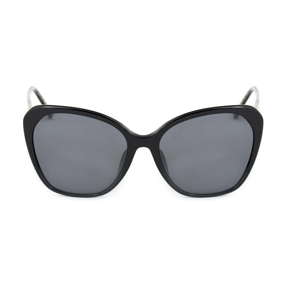 Jimmy Choo Black Metal Sunglasses JCELEFS807AC
