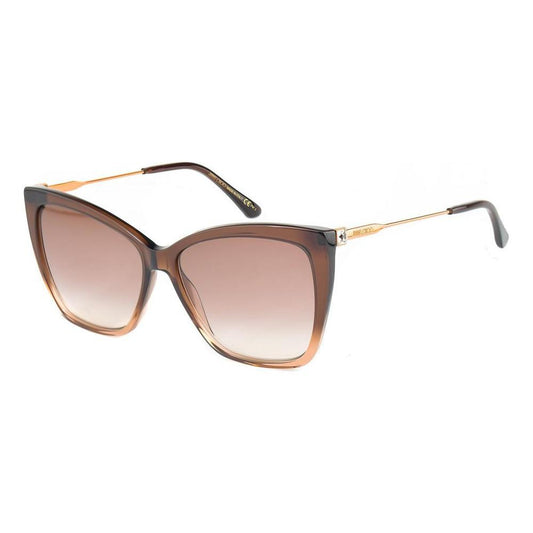 Jimmy Choo Brown Metal Sunglasses JCSEBASOMYAC