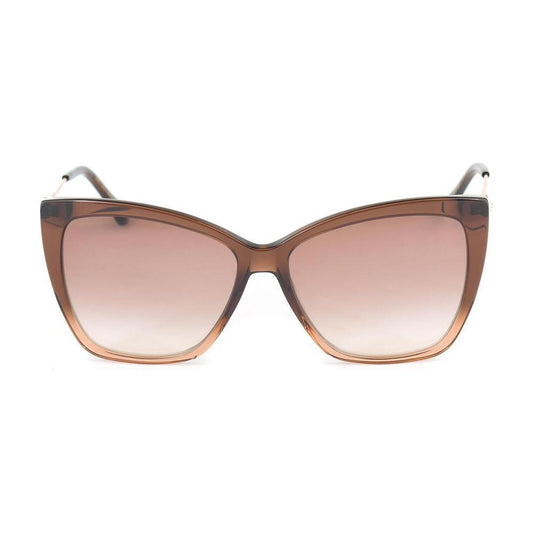 Jimmy Choo Brown Metal Sunglasses JCSEBASOMYAC